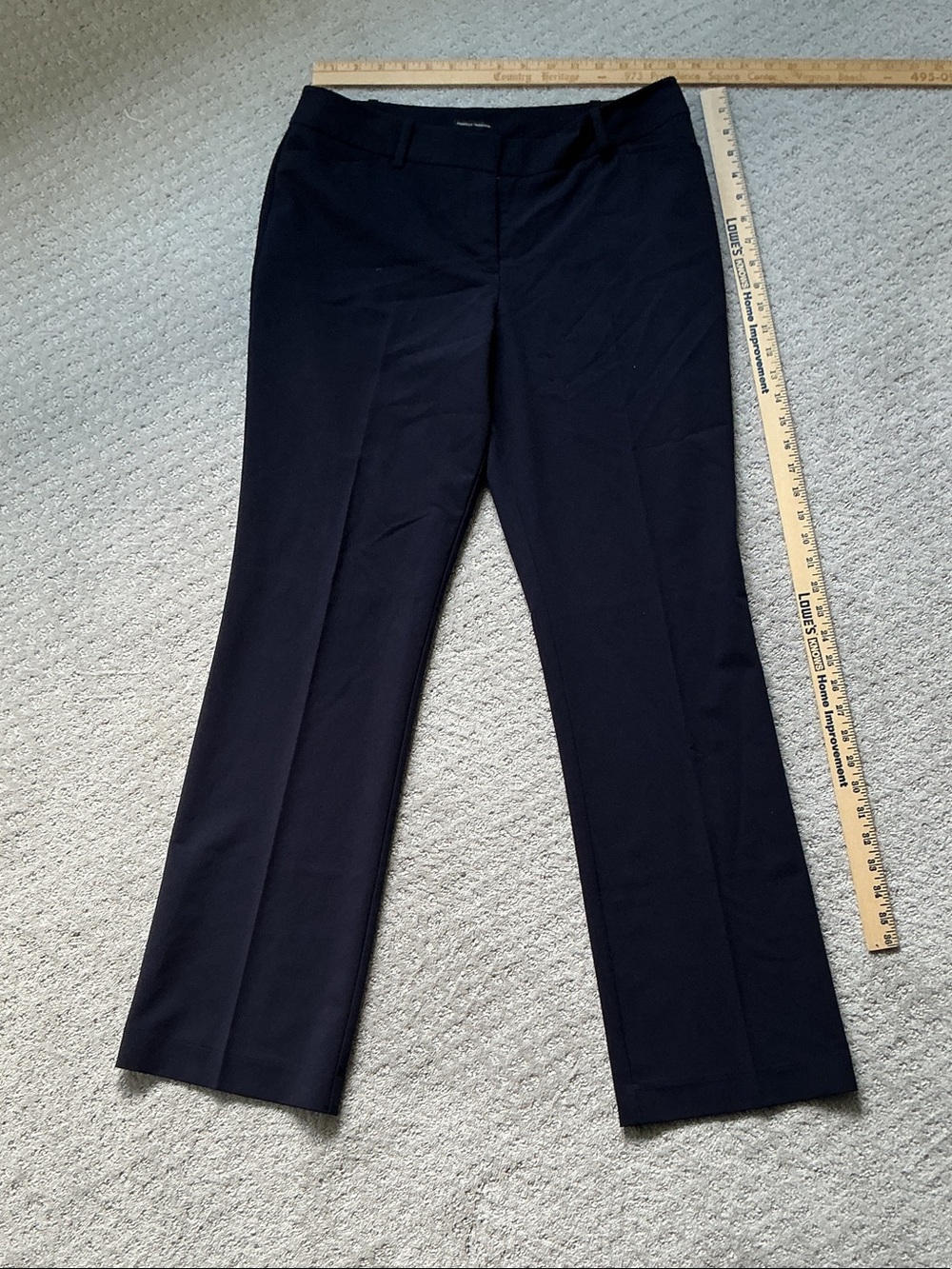 Worthington “perfect trouser” Dark Navy Straight-Leg Dress Trousers